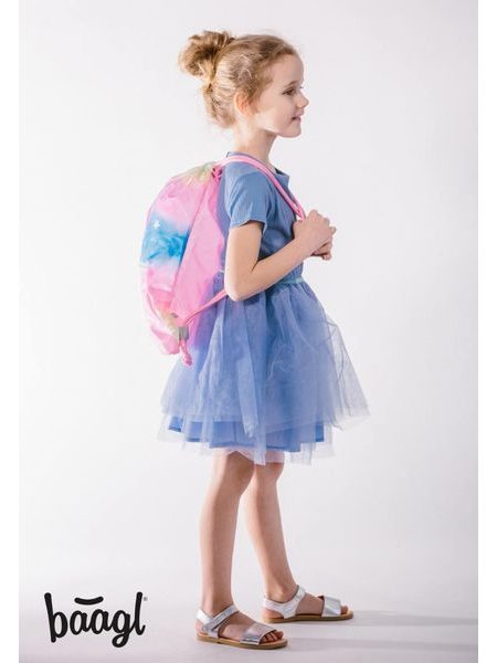 BAAGL Sáček s kapsou Rainbow Unicorn