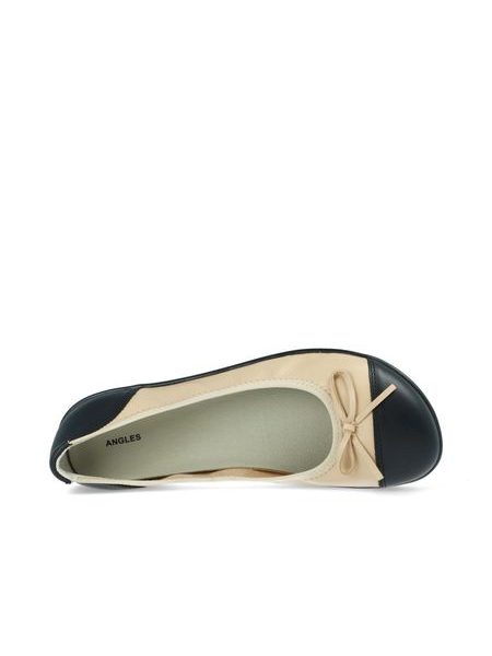 Damen-Barfußballerinas ANGLES HARMONIA Beige-Schwarz