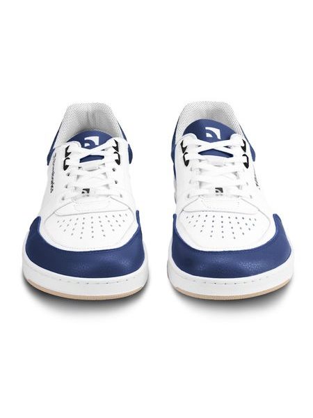 Adidași barefoot Barebarics Wave alb cu bleumarin închis