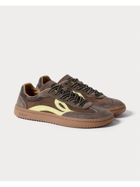 Barfußsneaker LEJAN One Braun-Gelb