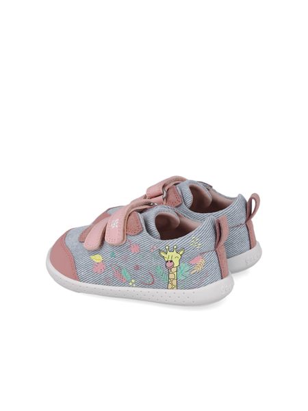 GARVALÍN TENISKY SOFT Jeans/Pink | Dětské barefoot tenisky 4