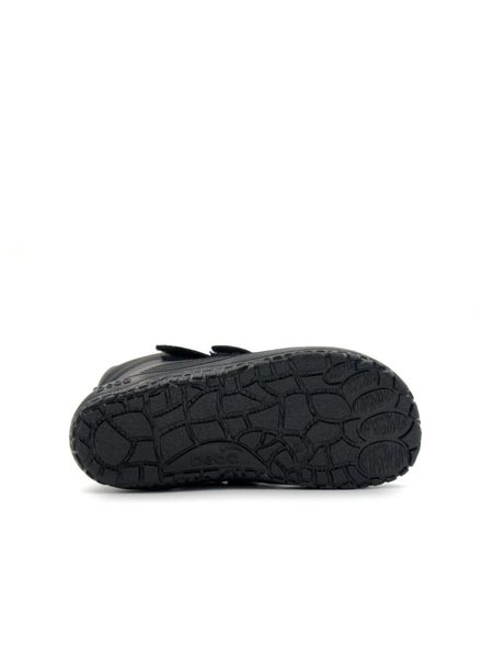 BEDA ZIMNÍ BFN 170070/W/MK/SO PLAYFUL JUST Black | Dětské zimní zateplené barefoot boty