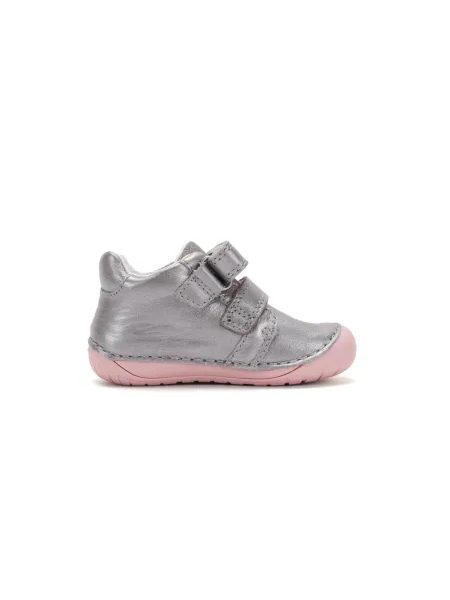 Dětské barefoot tenisky D.D.STEP S070-62332 Stříbrné