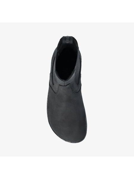 Dámské Barefoot+ Zateplené Chelsea GROUNDIES CAMDEN Černé Matné