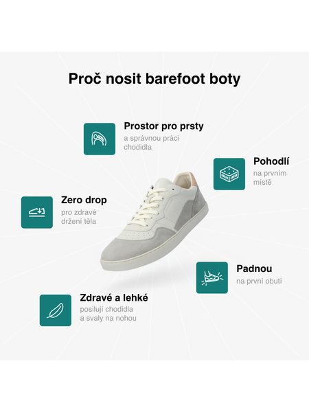 Dámské Barefoot Tenisky GROUNDIES® Nova GS1 Šedo Růžové