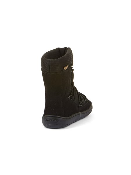 Dětské barefoot zimní boty FRODDO ZIMNÍ TEX TRACK WOOL černé