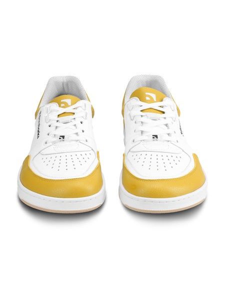 Barefoot sneakers voor dames en heren Barebarics Wave - wit en zongeel