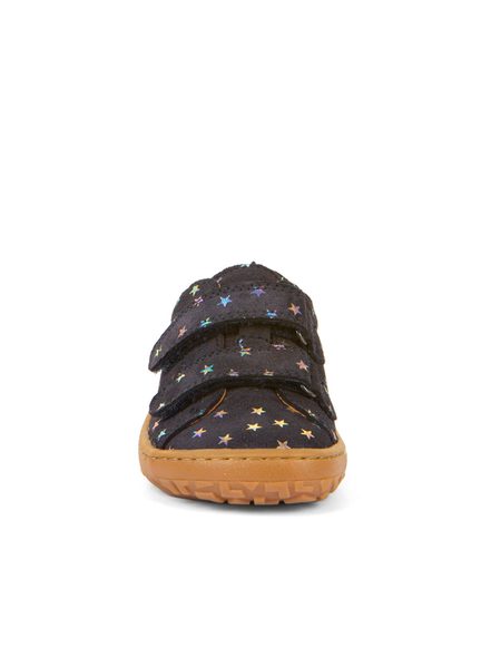 FRODDO TENISKY BASE LEATHER D-VELCRO STARS | Dětské barefoot tenisky
