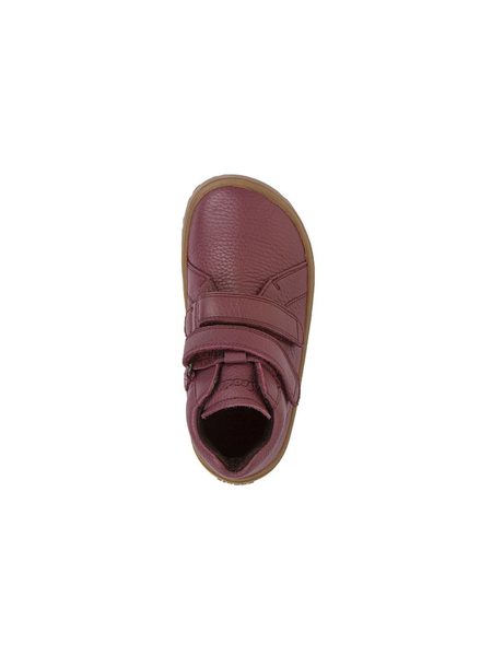 Dětské celoroční barefoot boty FRODDO AUTUMN vínové