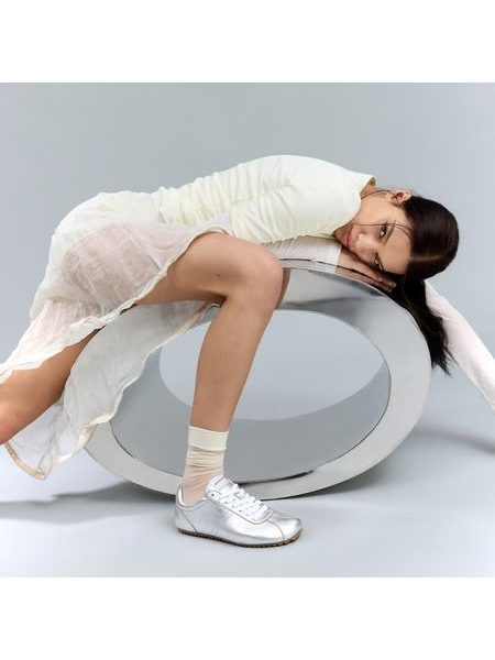 Dámské Barefoot Tenisky GROUNDIES® Zen Metalická stříbrná