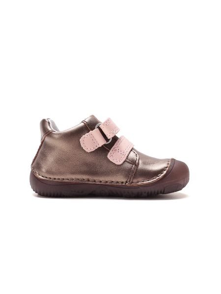 Dětské barefoot celoroční boty D.D.STEP S073-62321 svítící mořská panna - detail suchých zipů