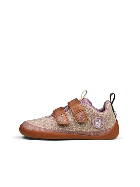AFFENZAHN SNEAKER KNIT HAPPY CAT Light Pink | Dětské barefoot tenisky