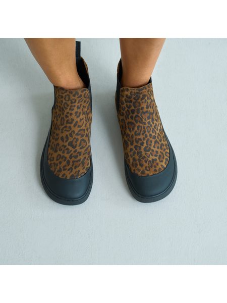 Dámské Barefoot Chelsea GROUNDIES® SIENNA Leopardí