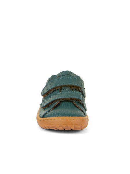 FRODDO TENISKY BASE LEATHER D-VELCRO Petroleum | Dětské barefoot tenisky