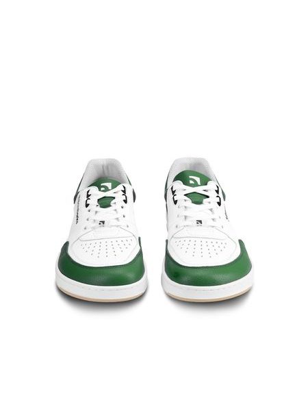Ténis barefoot Barebarics Wave branco e verde-escuro