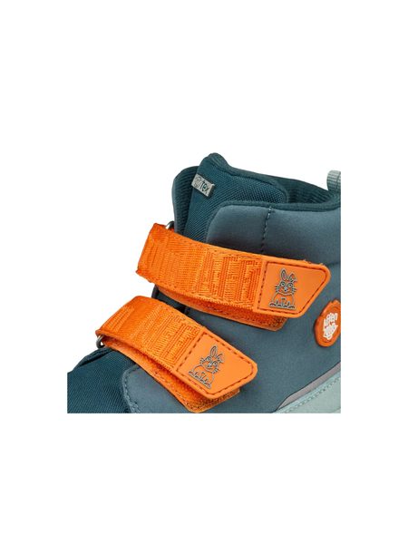 AFFENZAHN MIDBOOT VEGAN COMFY BUNNY Green | Dětské barefoot zateplené boty