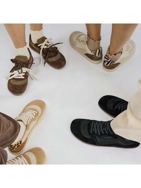 Dámské Barefoot Tenisky GROUNDIES® Nova GO1 Čokoládové