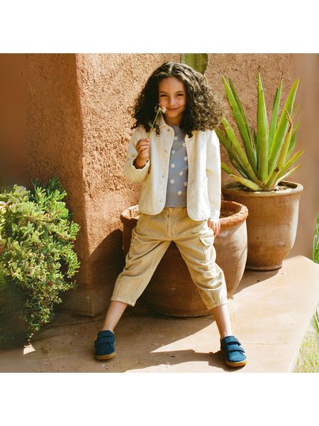 Dětské Barefoot Tenisky GROUNDIES® Malmö Modré