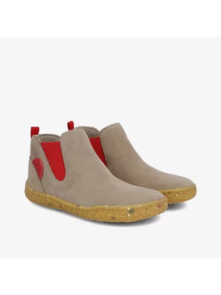 Dětské Barefoot Kotníkové Boty GROUNDIES® Lund Béžové