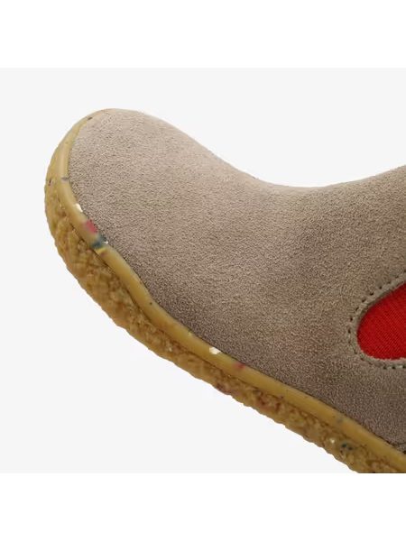 Dětské Barefoot Kotníkové Boty GROUNDIES® Lund Béžové