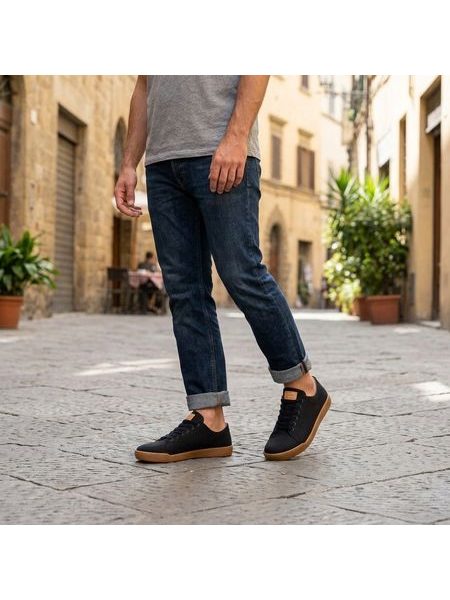 RAYVE WOODSTOCK Black | Barefoot tenisky