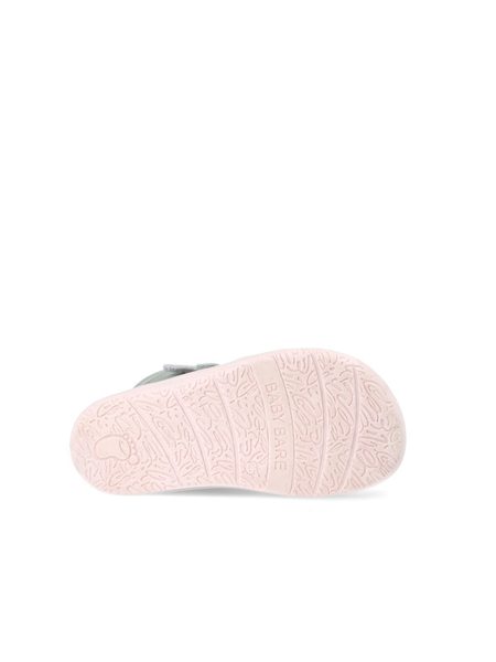 BABY BARE FEBO WINTER Grey Pink Asfaltico | Dětské zimní zateplené barefoot boty 22