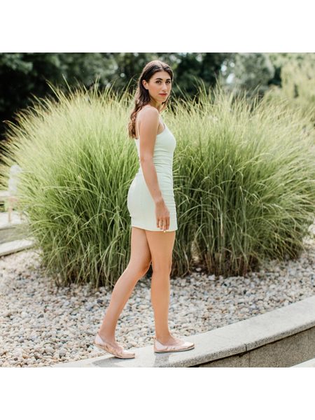 SHAPEN BALERÍNKY TULIP 3.0 Wide Rose Gold | Dámské barefoot baleríny