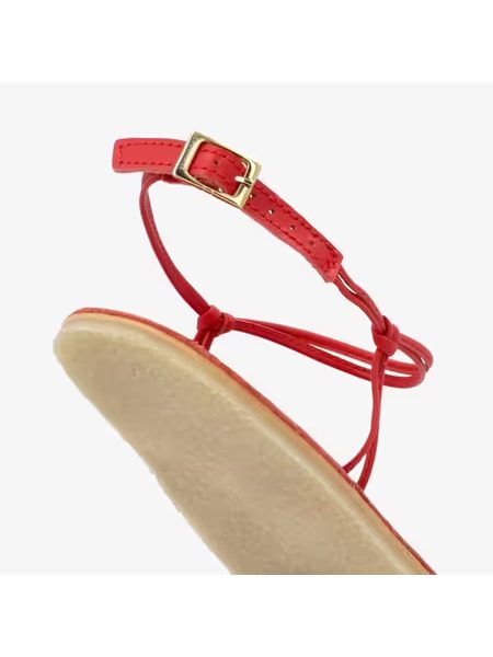 Dámské Barefoot Sandály GROUNDIES® Cadiz Červené