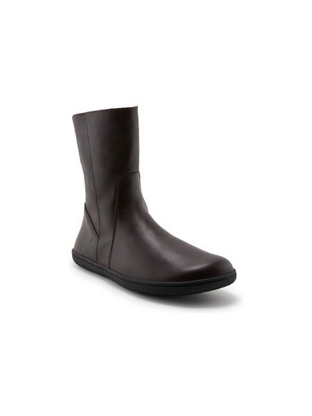 Dámske zateplené barefoot polokozačky ANGLES DAFNE 2.0 hnedé