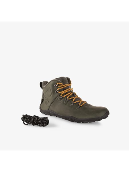 KILPI BARE HIGH WP-U Tmavě Zelené | Outdoorové barefoot boty