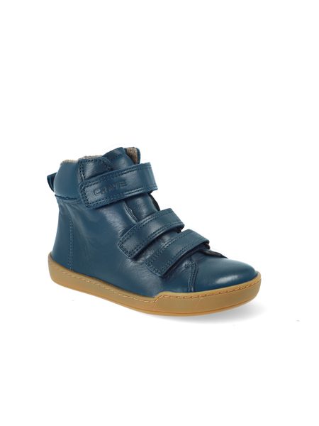 CRAVE SNOWFIELD Dark Blue | Dětské zimní zateplené barefoot boty 36
