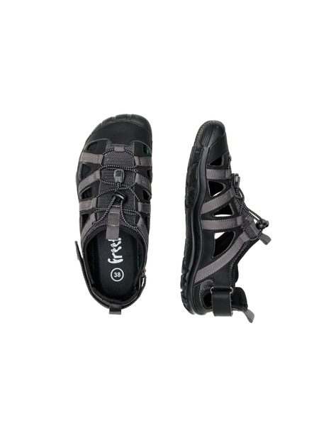 FREET ZENNOR Black Grey | Barefoot sportovní sandály
