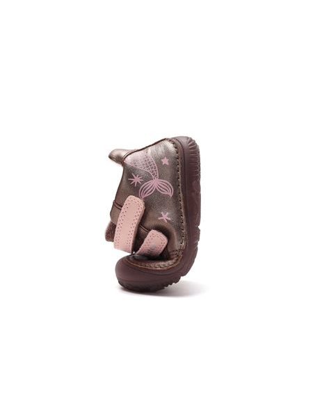 Dětské barefoot celoroční boty D.D.STEP S073-62321 svítící mořská panna - pohled zezadu