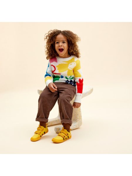 AFFENZAHN COTTON SNEAKER HAPPY TIGER Yellow 8