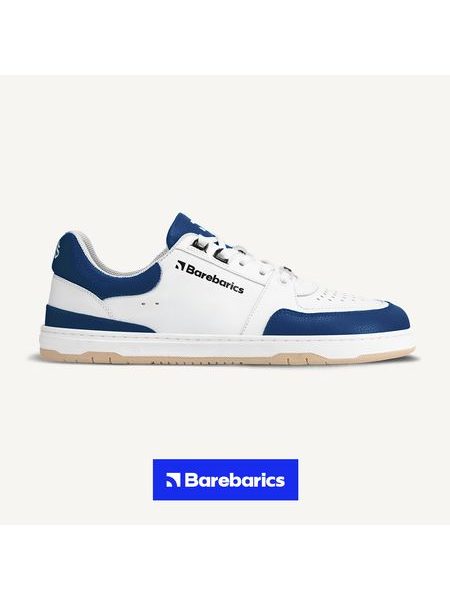Боси маратонки Barebarics Wave, бели и тъмносини