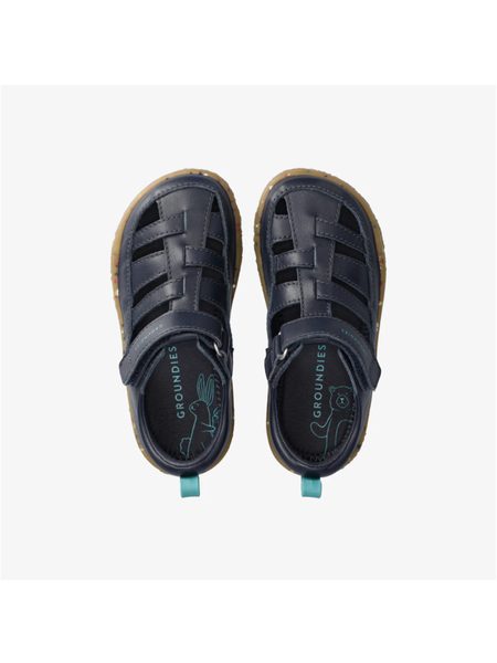 Dětské Barefoot Sandály GROUNDIES® Noto 2.0 Modré