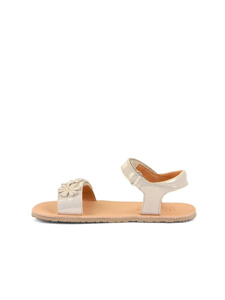 FRODDO SANDAL FLEXY FLOWER II Gold Shine | Barefoot sandály