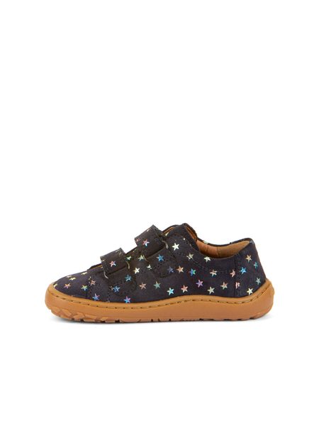 FRODDO TENISKY BASE LEATHER D-VELCRO STARS | Dětské barefoot tenisky