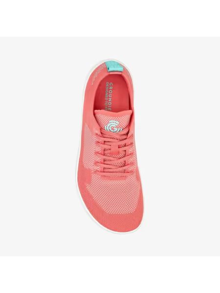 Dámské Barefoot Tenisky GROUNDIES® Active Knit Broskvově Modré