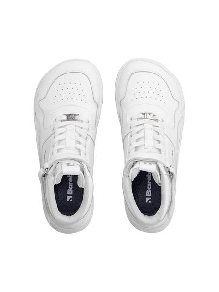 Ténis barefoot Barebarics Zing - High Top - branco - pele
