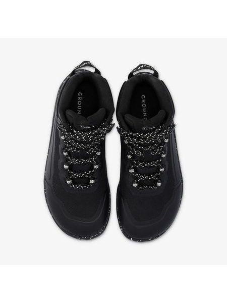 Barefoot Voděodolné Pohorky GROUNDIES® All Terrain High 2.0 Černé