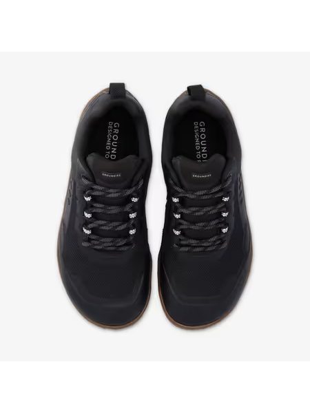 Barefoot Outdoorové Boty GROUNDIES® All Terrain Low 2.0 Černé