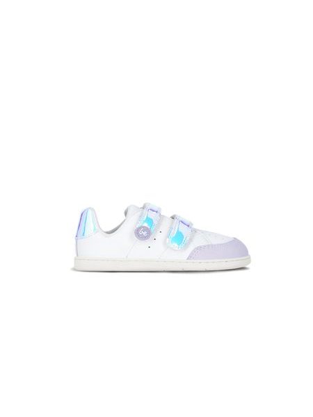 Baskets barefoot enfant Be Lenka Energise Preschool blanches et iridescentes