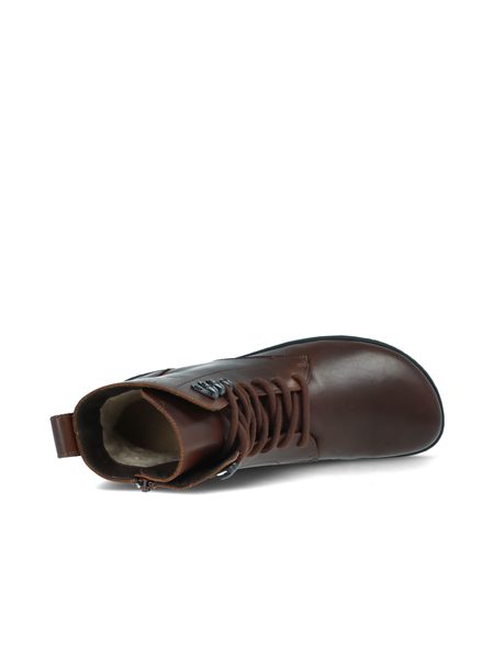 ANGLES Orpheus Winter Zip 2.0 Unisex Barefoot Ankle Boots Brown