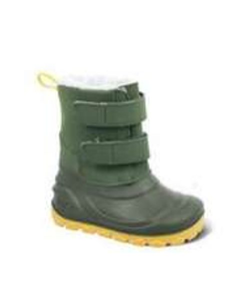 CRAVE BLIZZARD Green | Dětské zimní zateplené boty