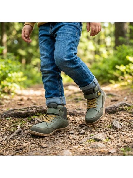 Dětské Barefoot Celoroční Boty BEPPI JUVENIL khaki