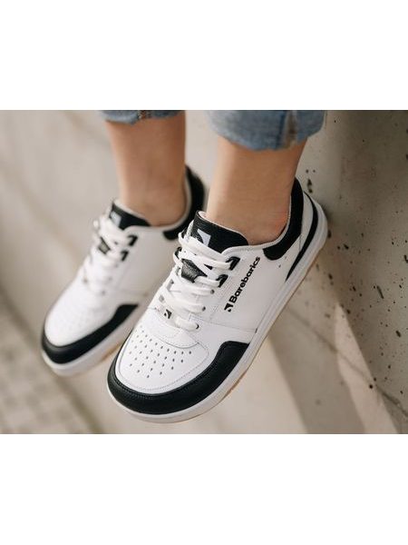 Adidași barefoot Barebarics Wave alb-negru
