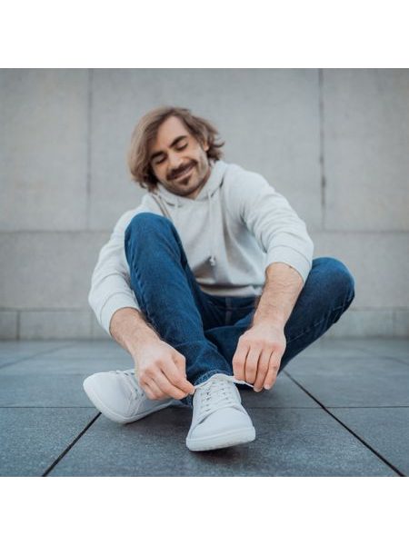 ANGLES LINOS 2.0 White | Barefoot tenisky