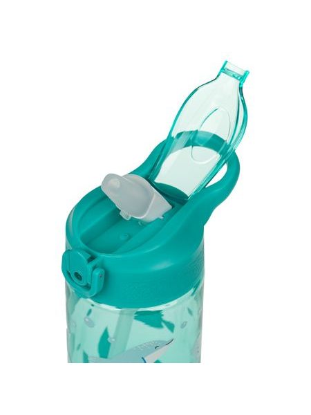 BAAGL Tritanová láhev na pití s brčkem Delfín 500 ml