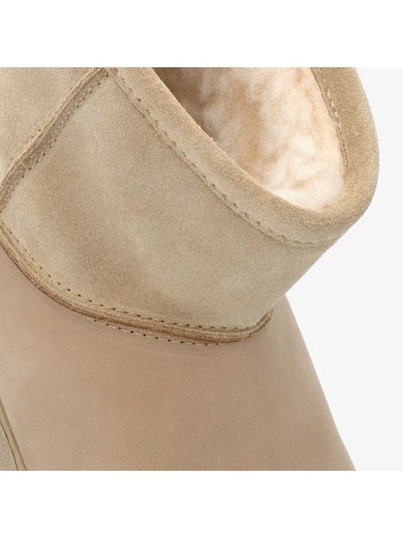 Dámské Barefoot Zateplené Boty GROUNDIES® COZY BOOT Béžové